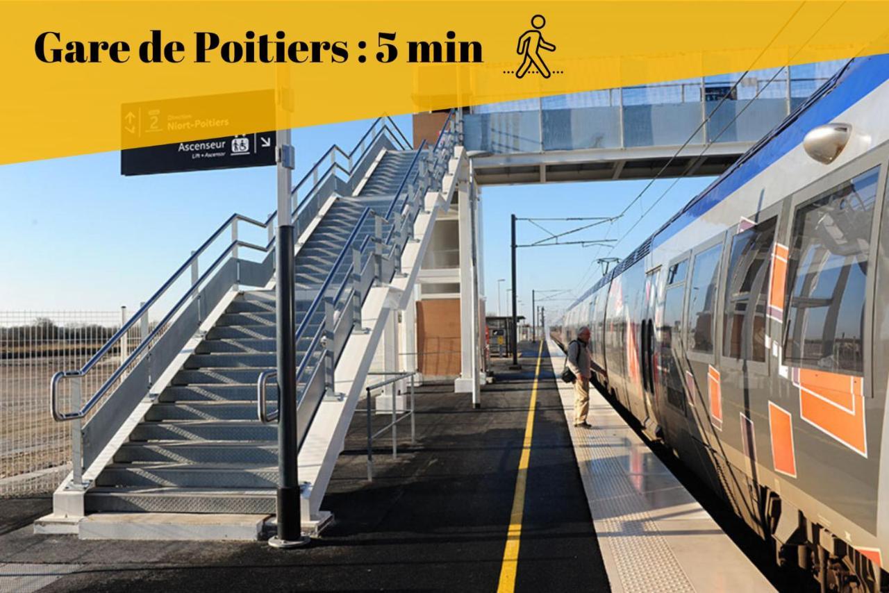 Le Cosy By Goodbnb - Proche Gare - 15Min Futuroscope Poitiers Eksteriør bilde